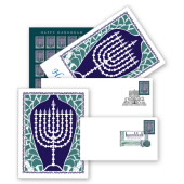 《Hanukkah》（与以色列邮政联合发行）首发仪式纪念品图片
