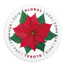 Global: 《Poinsettia》邮票
