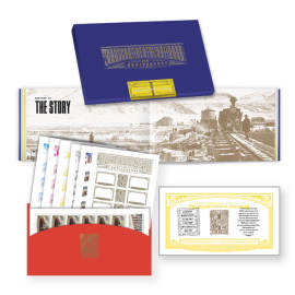 《Transcontinental Railroad 》纪念邮票套盒