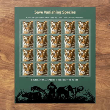 《Save Vanishing Species》邮票