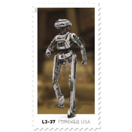 《Star Wars》™ 机器人邮票