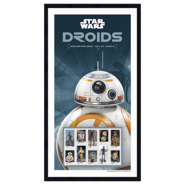 《Star Wars™ Droids BB-8》裱框邮票