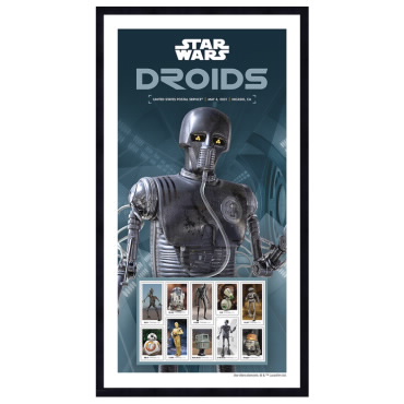 《Star Wars™ Droids 2-1B Droid》裱框邮票