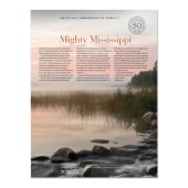 《Mighty Mississippi》美国纪念邮票图像