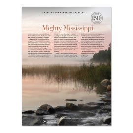 《Mighty Mississippi》美国纪念邮票