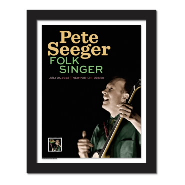 《Pete Seeger》裱框邮票