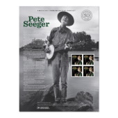 《Pete Seeger》美国纪念邮票图像