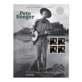 《Pete Seeger》美国纪念邮票