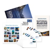 《National Marine Sanctuaries》邮票典礼仪式纪念品图像