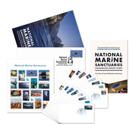 《National Marine Sanctuaries》邮票典礼仪式纪念品