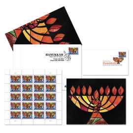 《Hanukkah》邮票仪式纪念品