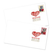 《Love》2023数码彩色邮戳图像