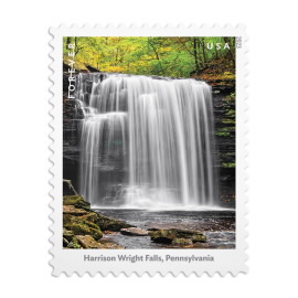 《Waterfalls》邮票