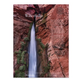 《Waterfalls》 美国纪念邮票
