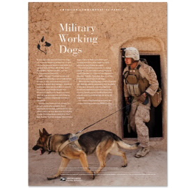 Military Working Dogs 纪念邮票