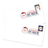 《A Visit From St. Nick》数码彩色邮戳图像