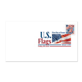 《U.S. Flag》2022 数码彩色邮戳（一本 20 枚）