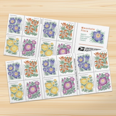 《Mountain Flora》邮票