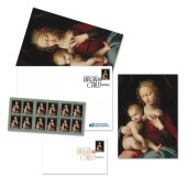 《Virgin and Child》邮票首发仪式纪念品图像