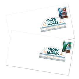 《Snow Globes》 数码彩色邮戳