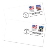 预分拣《Bridges》首日封3,000 卷起的邮票 图像