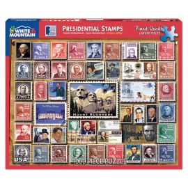 《Presidential》邮票 - 1,000 片拼图