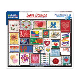 Love 邮票 - 1,000 片拼图