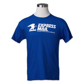 蓝色 Express Mail® 快递服务 T 恤