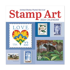 《USPS Stamp Art》 2024 挂历