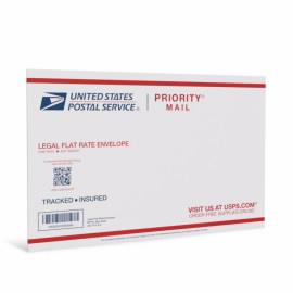 Priority Mail 统一邮资法定尺寸的信封