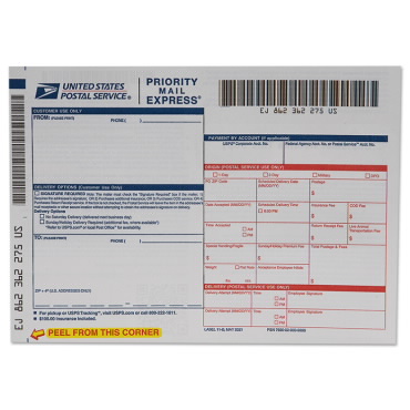 Priority Mail Express® 标签