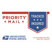 Priority Mail 标签标志 - 一卷 1,000 枚图像