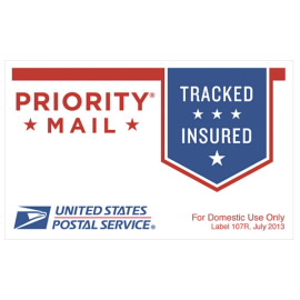 Priority Mail 标签 - 107R 标签