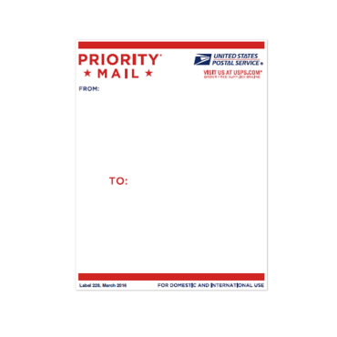 Priority Mail® 地址标签