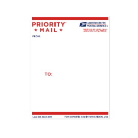 Priority Mail 地址标签 - 228 标签