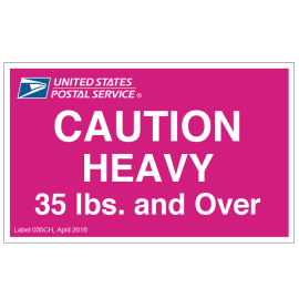 Caution Heavy ID 标签 - 035CH 标签