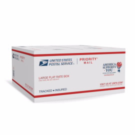 Priority Mail 统一邮资 - APO（陆/空军军队邮局）/ FPO（舰队邮局）包装盒