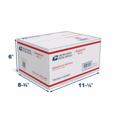 Priority Mail 统一邮资中型包装盒 - 1