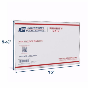 Priority Mail® Forever 预付统一邮资法定尺寸的信封