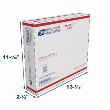Priority Mail 地区性费率包装盒® - A2